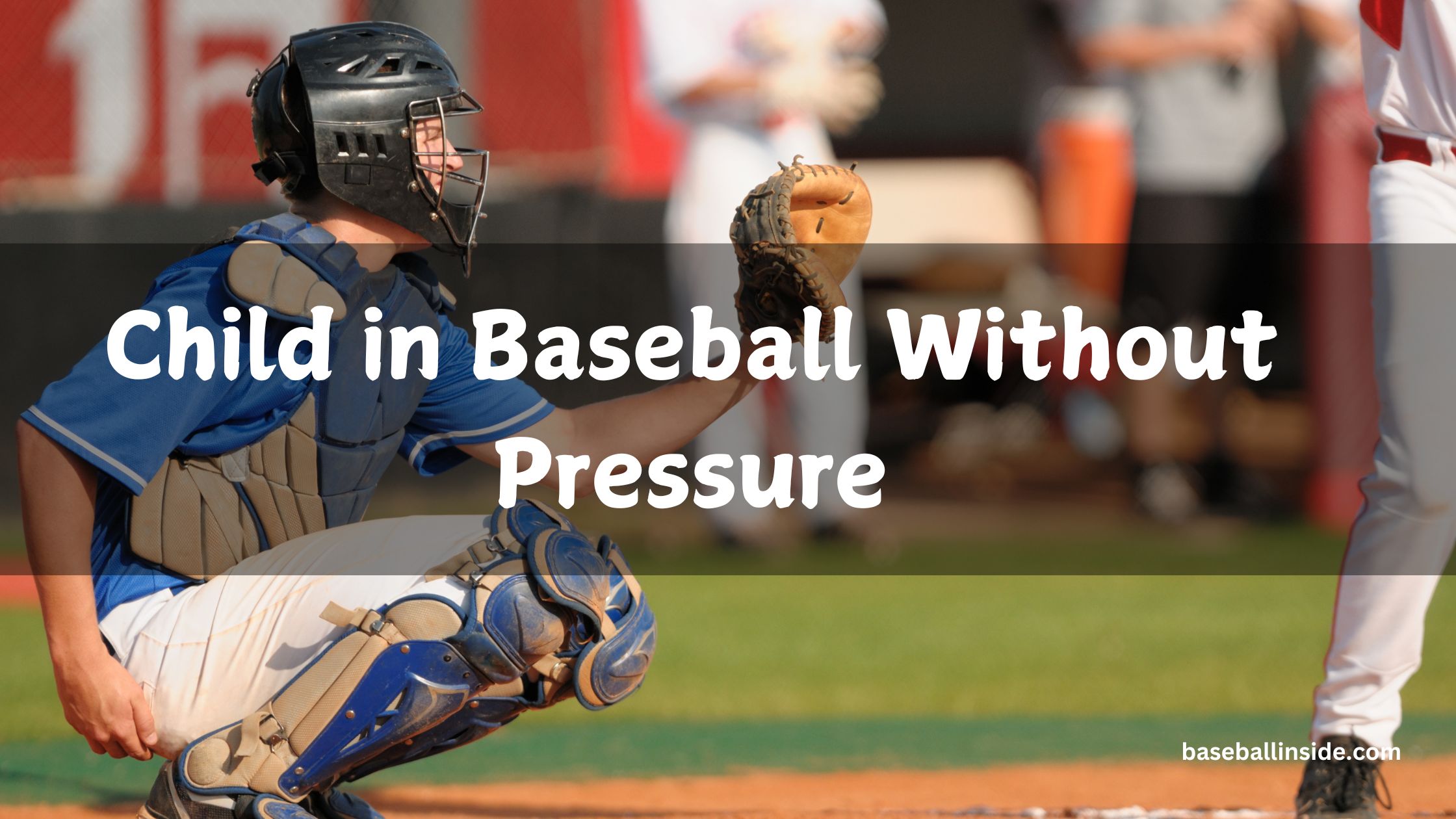 Child in Baseball Without Pressure